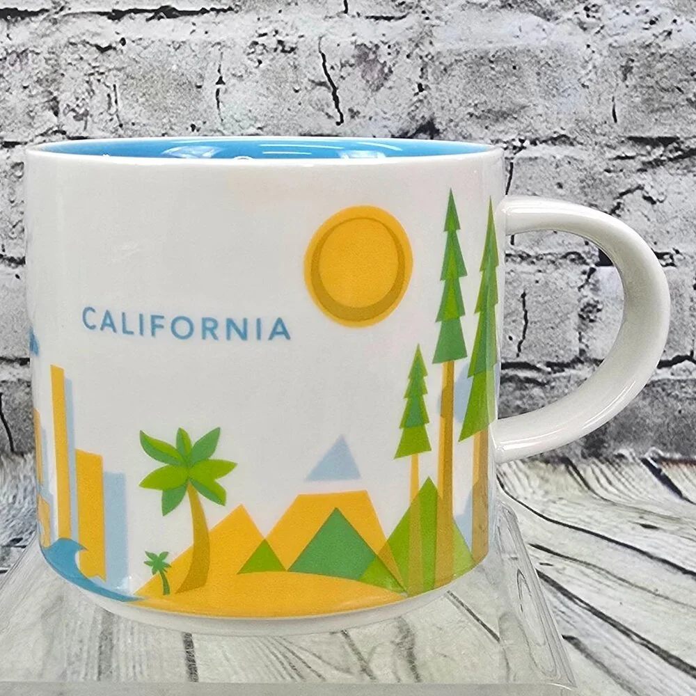 Starbucks‎ CALIFORNIA You Are Here Collection Mug 14 oz YAH Series Original EUC